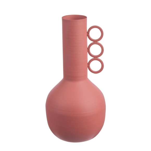 Anthropology Unique Boho Vase Decor Circles New - Picture 1 of 3